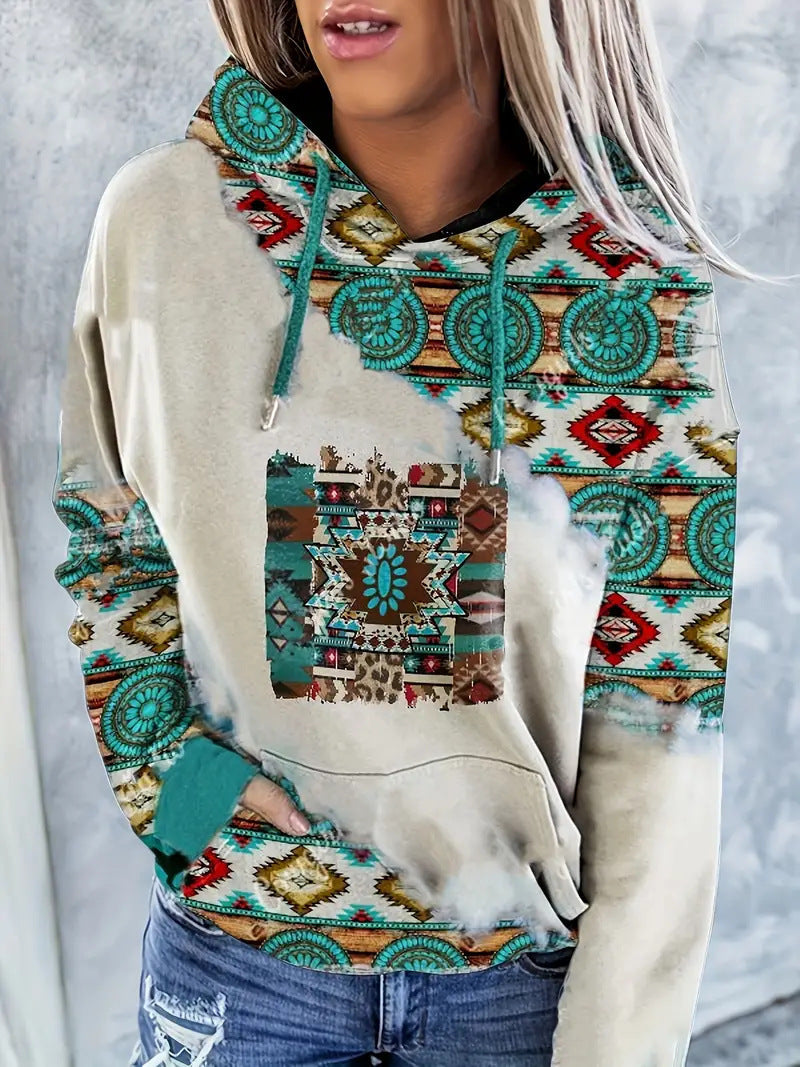 TribalEase Ethnic Hoodie
