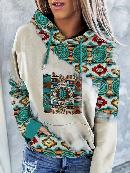 TribalEase Ethnic Hoodie