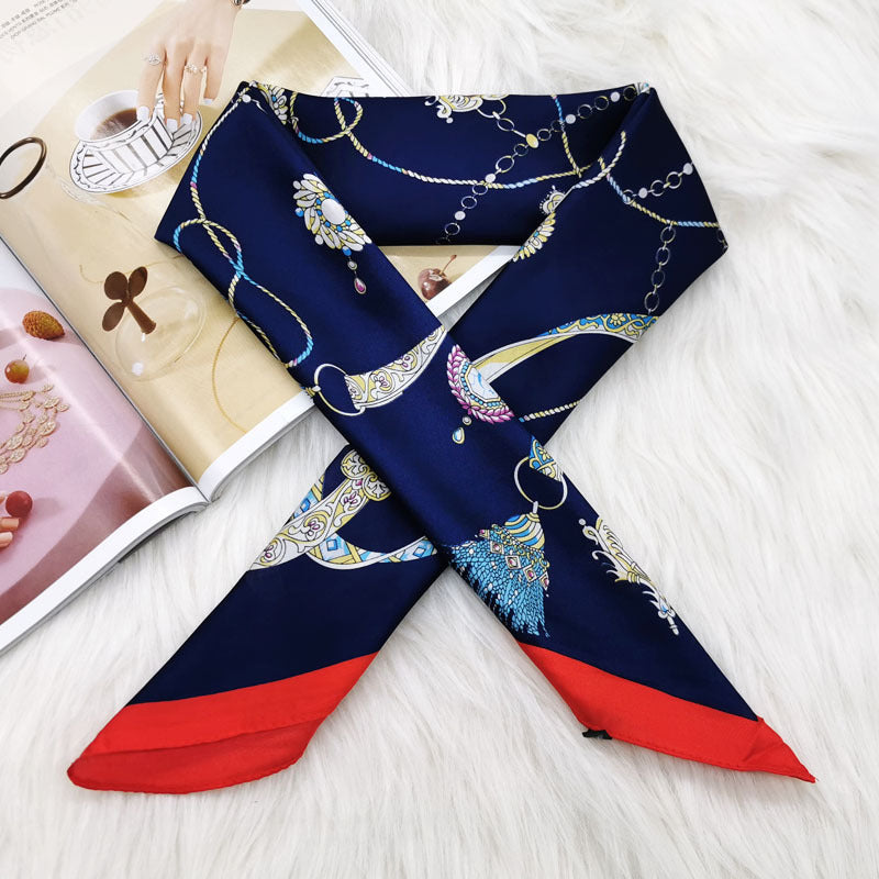The New Scarf Professional Small Scarf Headband Silk