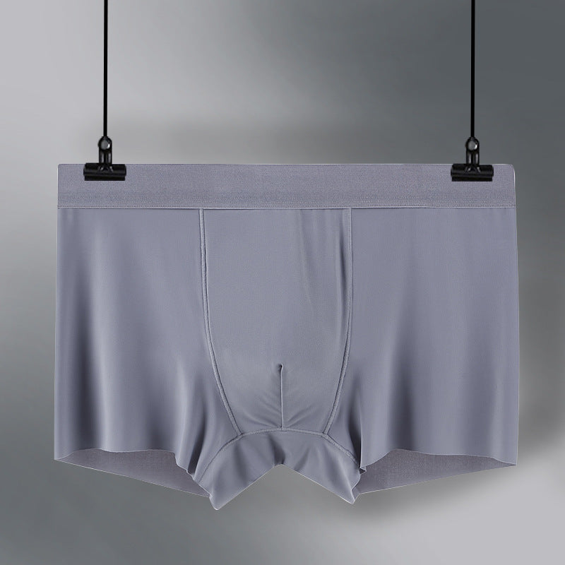 Men's Breathable Summer Seamless Ice Silk Underwear