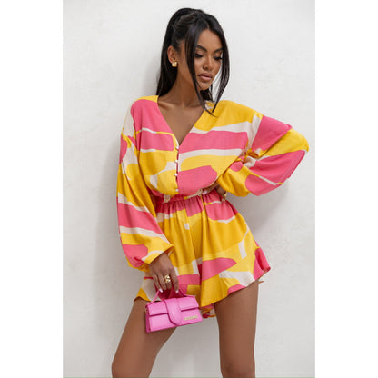 Luminara V-Neck Jumpsuit