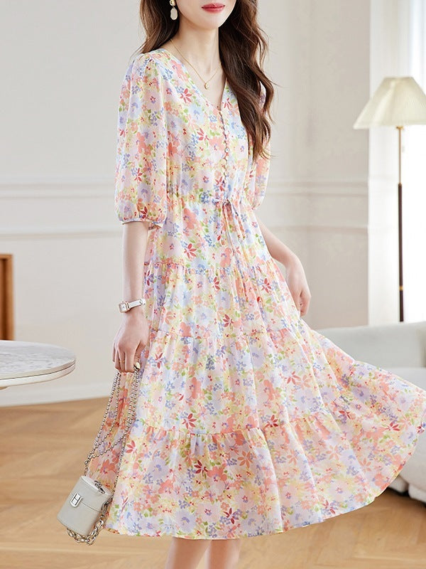 BloomCinch Dress