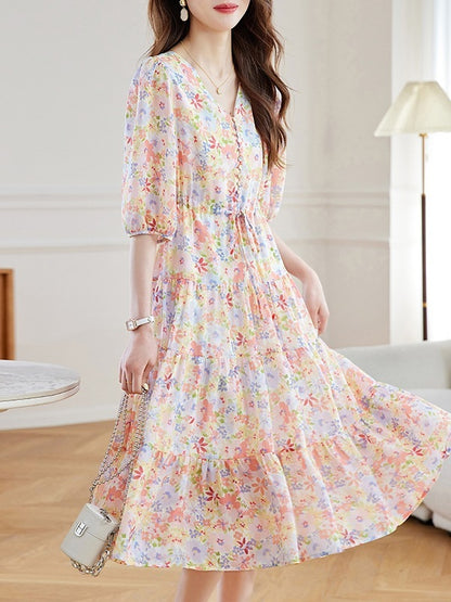 BloomCinch Dress