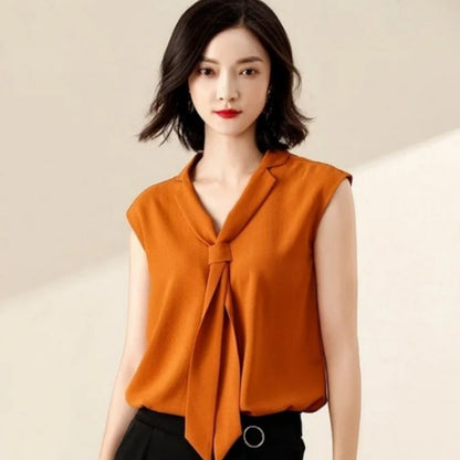 Serenelle Sleeveless Drape Top