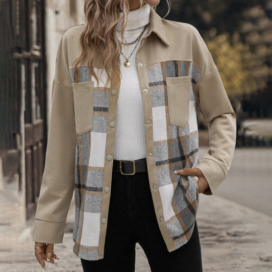 Heritage Check Lapel Coat