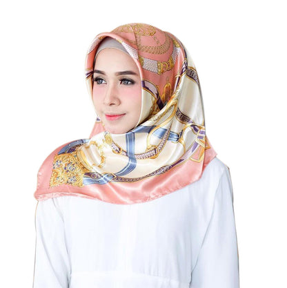 Big Square Scarf Fashion Simulation Silk Scarf