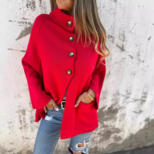 Women's Lapel Long Sleeve Cardigan Jacket Women