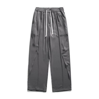 Summer Thin Ice Silk Casual Pants Men