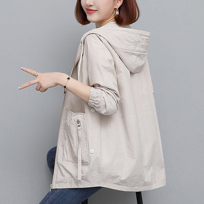 BreezyEase Short Trench Jacket