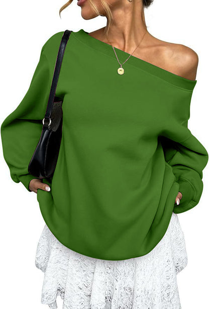 AngleLuxe™ Diagonal Collar Sweater