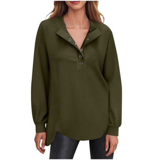 SeraLuxe Buttoned Charm Top