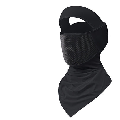Summer Ice Silk Sunscreen Riding Mask Men Outdoor