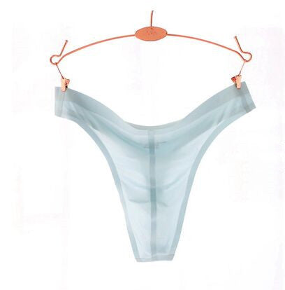 Summer breathable sheet ice silk thong men's thin shorts