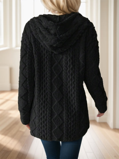 FrostLuxe Hooded Fleece Jacket