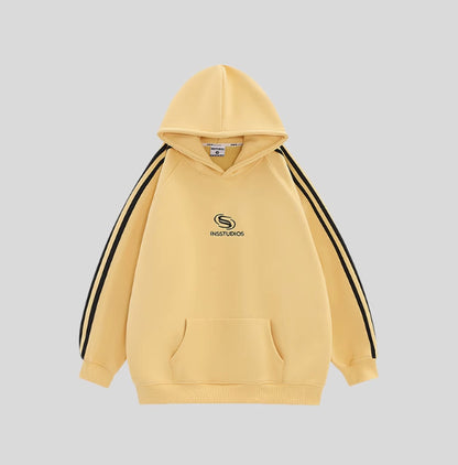 StratoFleece Striped Hoodie