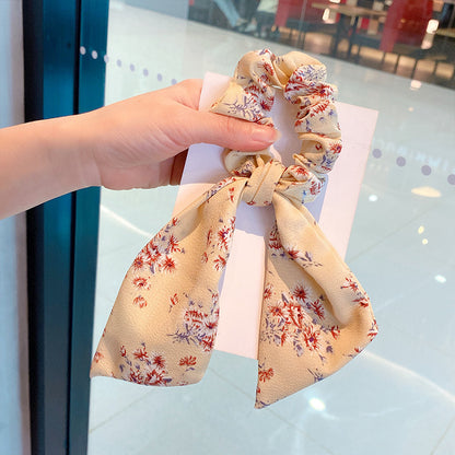 Silk Scarf Headband Women's Summer Turban Spring Tie Hair Accessories