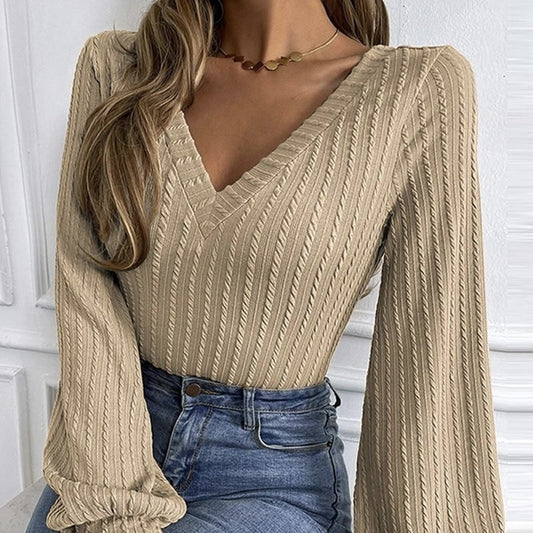 Twisté Belle Lantern Sleeve Top