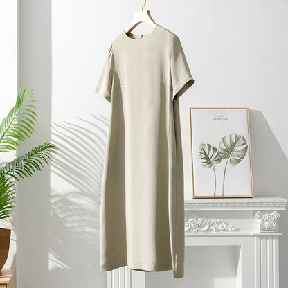 Women's Simple And Creative Silk Dress