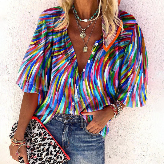 Solvéra Vintage Bloom Shirt