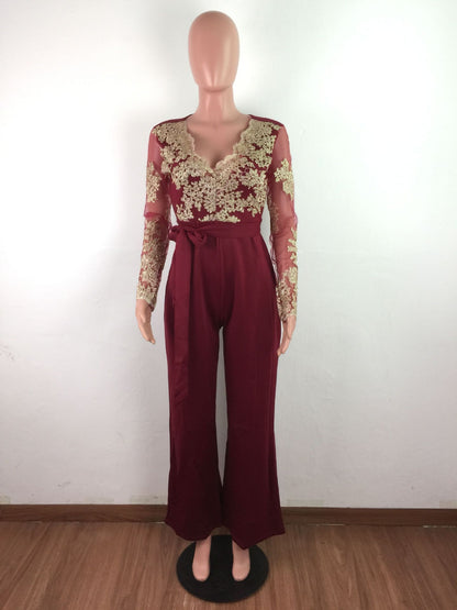 Serenelle LaceMist Jumpsuit