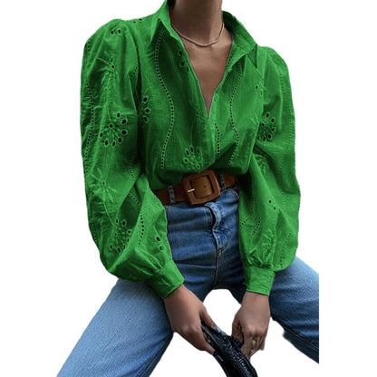 Aeris Whisper Puff Sleeve Cardigan