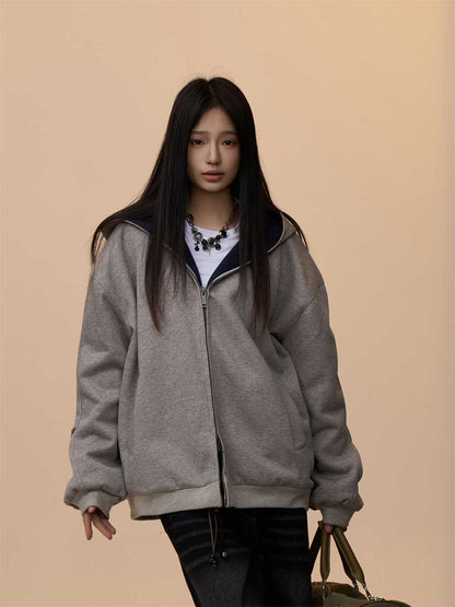 TwinZip Cozy Hooded Cardigan