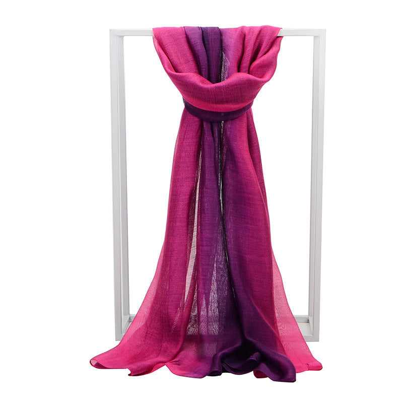 Silk scarf lady silk beach towel silk scarf sunscreen air conditioner shawl