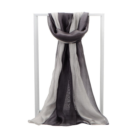 Silk scarf lady silk beach towel silk scarf sunscreen air conditioner shawl