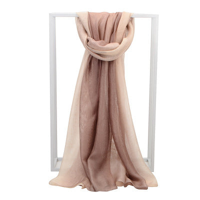Silk scarf lady silk beach towel silk scarf sunscreen air conditioner shawl