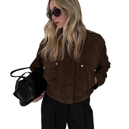 UmberEdge Trench Jacket