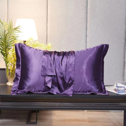 Single Double Household Simple Ice Silk Pillowcase