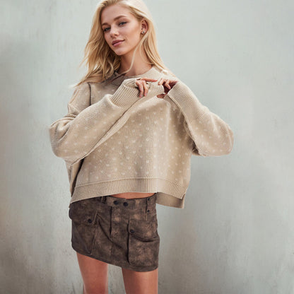 Lovelane Heart Knit