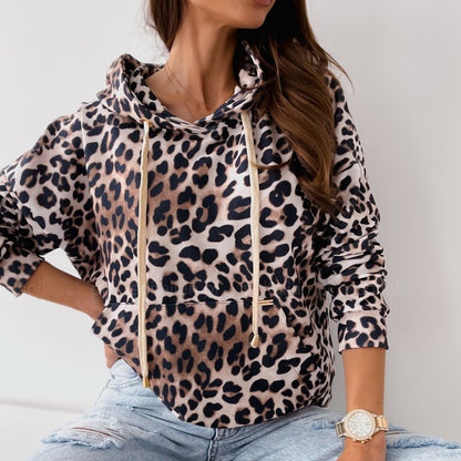 BlossomTrail Hooded Sweatshirt Coat