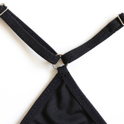 Milk silk perspective suspender dress