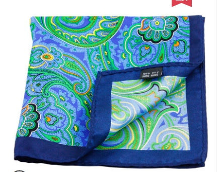 Men's Suit Wedding silk silk scarf pocket towel