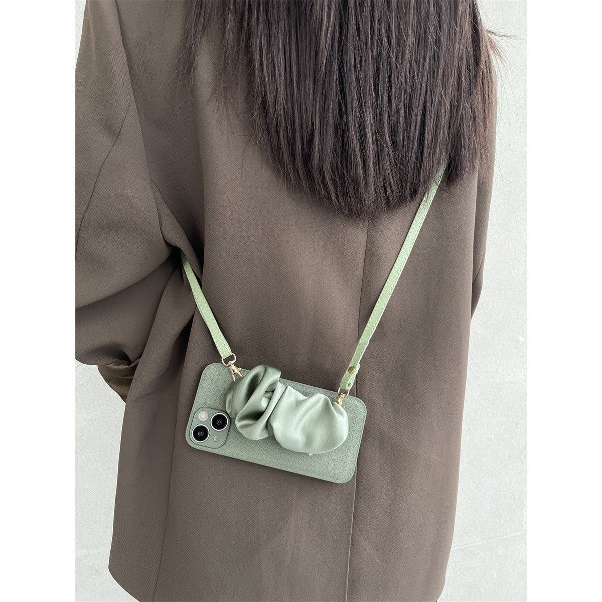 New Personality Silk Cloth Phone Case