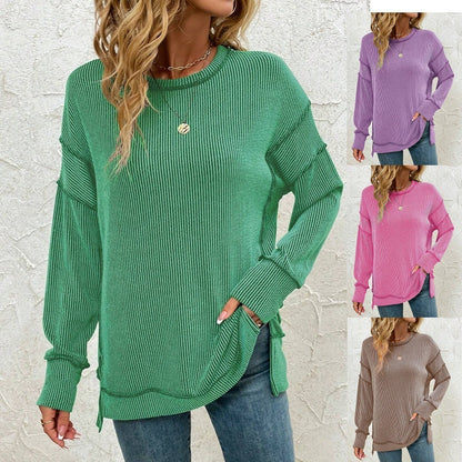 TwistEase Split Hem Sweater