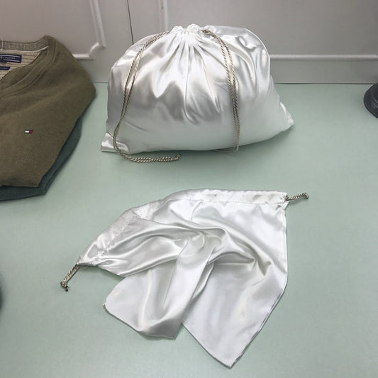 Satin Material Silk Anti-dust Drawstring Bag