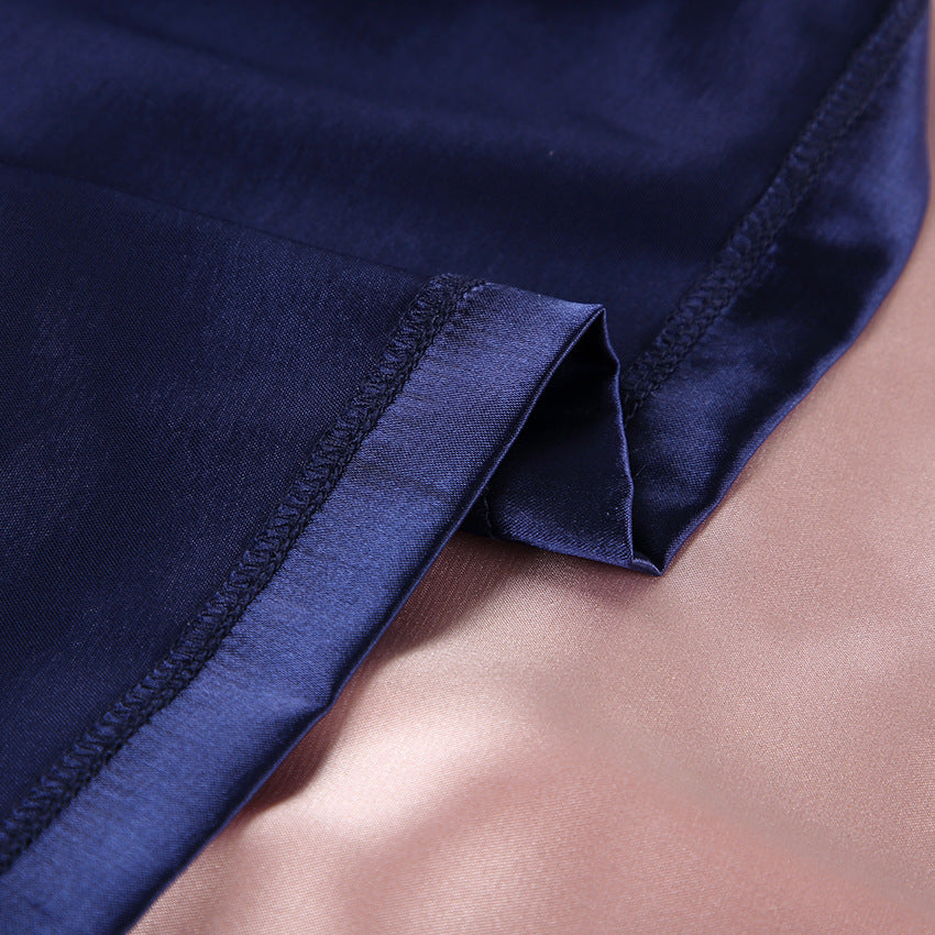 New Blue Silk Trousers Home Service