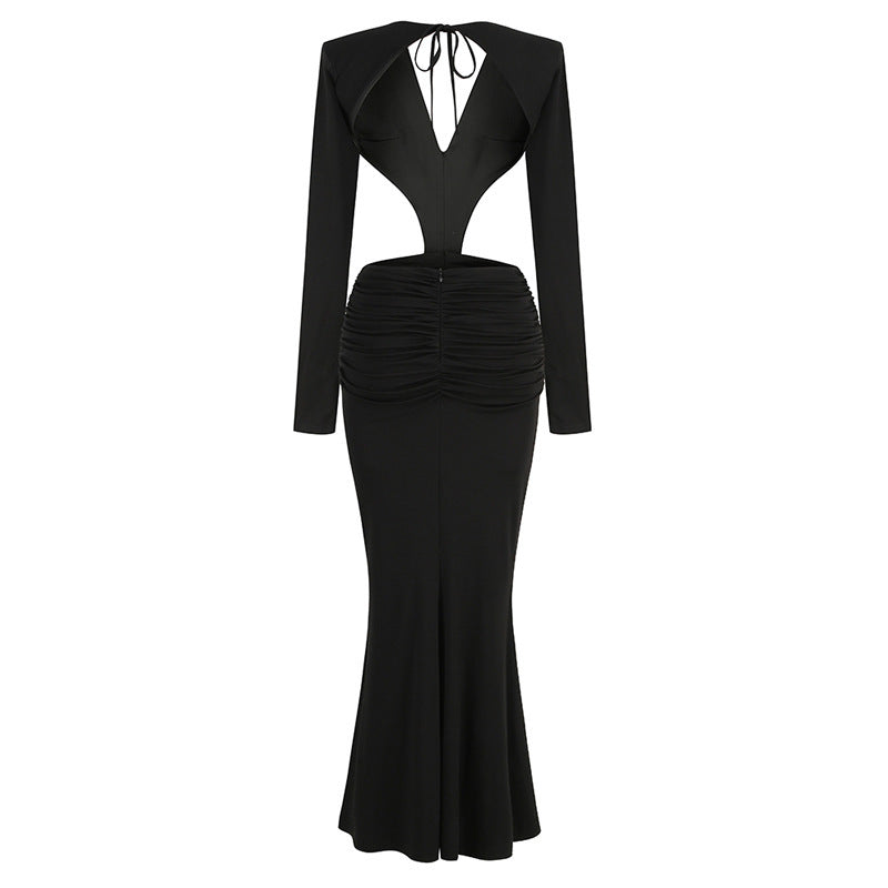 Petal Noir Siren Gown