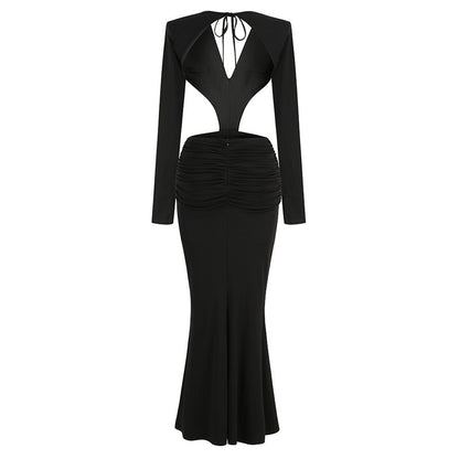 Petal Noir Siren Gown