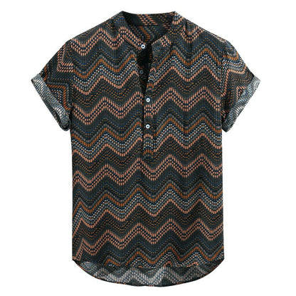 Fashion silk lace-up shirt
