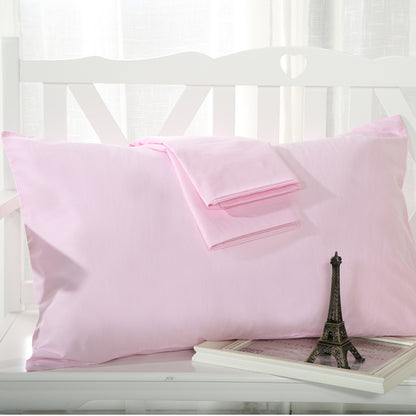 Cotton solid color pillowcase