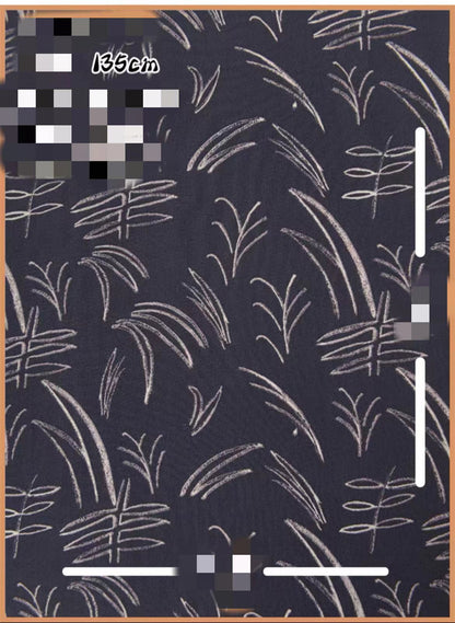 Delicate Silky Cotton Silk Rayon Clothing Hand-made Fabric