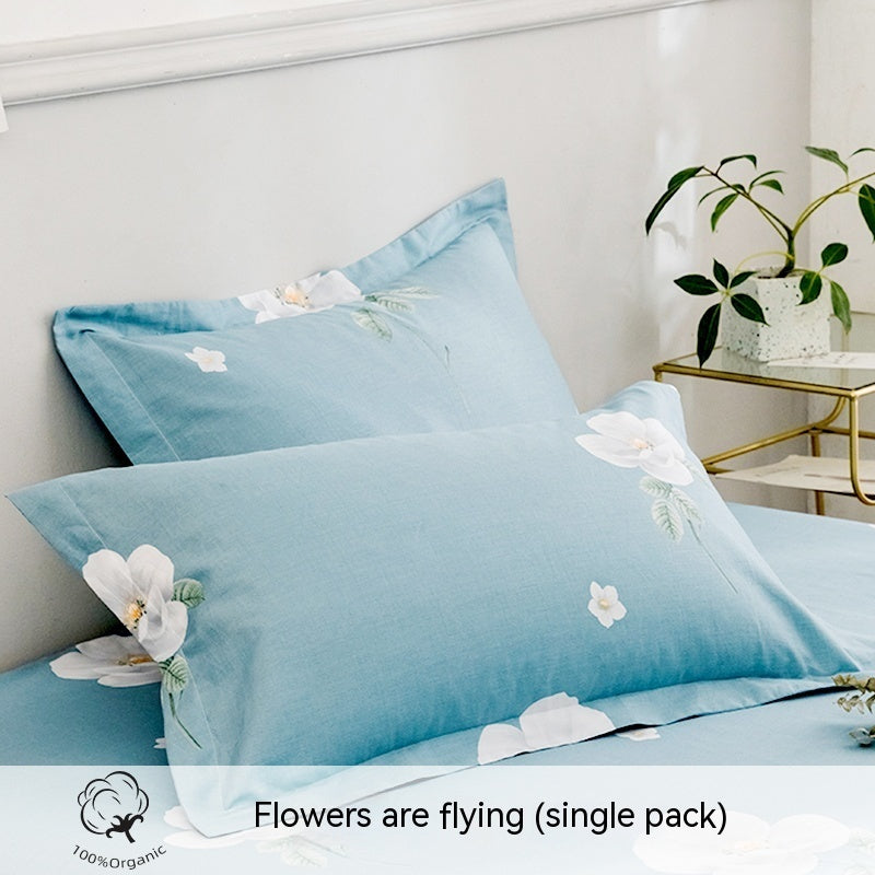 Fashion Simple Printed Cotton Pillowcase