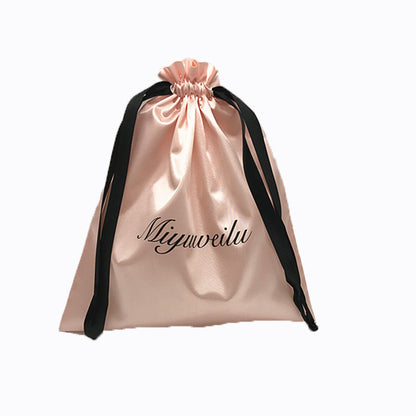 Pink silk satin artificial silk eye mask wig packaging