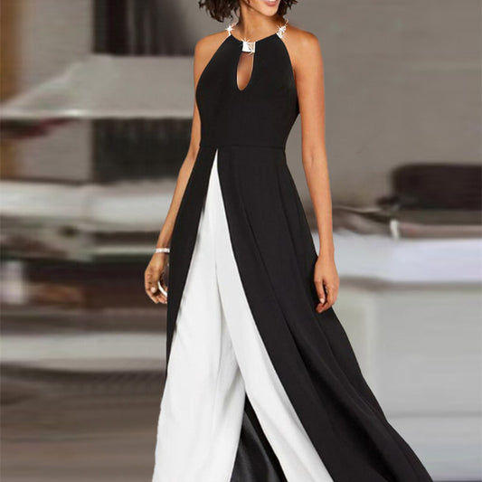 MonoChic Contrast Jumpsuit