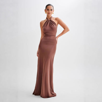 Selvessa Curve Halter Dress