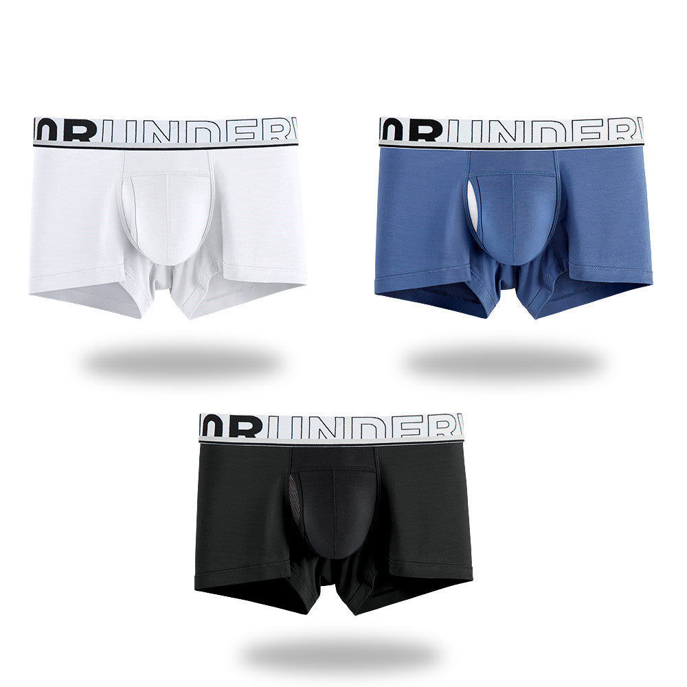 Silk Antibacterial Mesh Xia Bing Silk Breathable Modal Panties