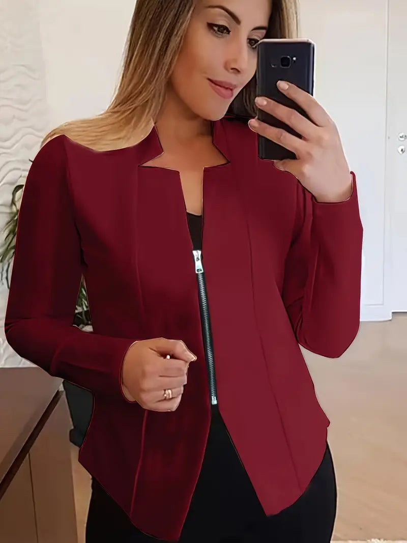 Zenvy Zip Suit Jacket